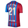 Virallinen Fanipaita FC Barcelona Frenkie De Jong 21 Kotipelipaita 2021-22 - Miesten